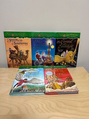 Magic Tree House Book Set — Set of 5 - Hardcover - Volumes 33, 34, 35, 37, 38